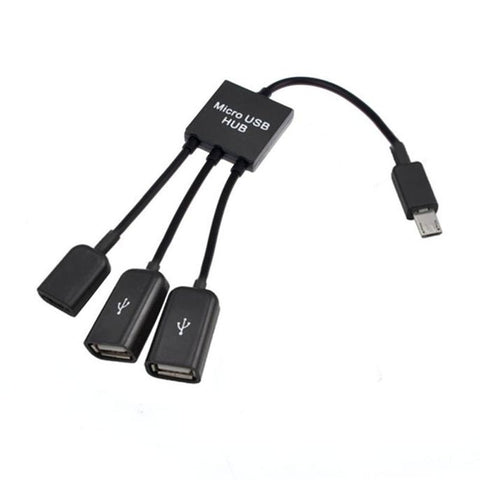 3 In 1 Usb Cable Adapter Micro Hub For Samsung Galaxy Tab 10.1 P7510 Host Usb Cables Hubs & Adapters