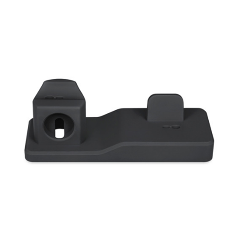 3 In 1 Watch Stand Airpods Charger Wireless Charging Dock Compatible With For Iphone Iwatch Black Chargers & Cradles