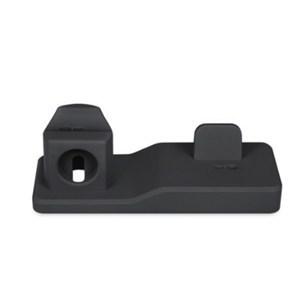 3 In 1 Watch Stand Airpods Charger Wireless Charging Dock Compatible With For Iphone Iwatch Black Chargers & Cradles