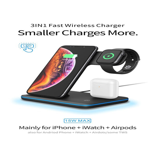 3 In 1 Wireless Charger Zhike Charging Stand Chargers & Cradles