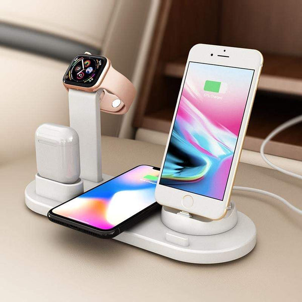 Charging Usb 3 In 1 Wireless Dock For Apple Watch Airpods Chargers & Cradles