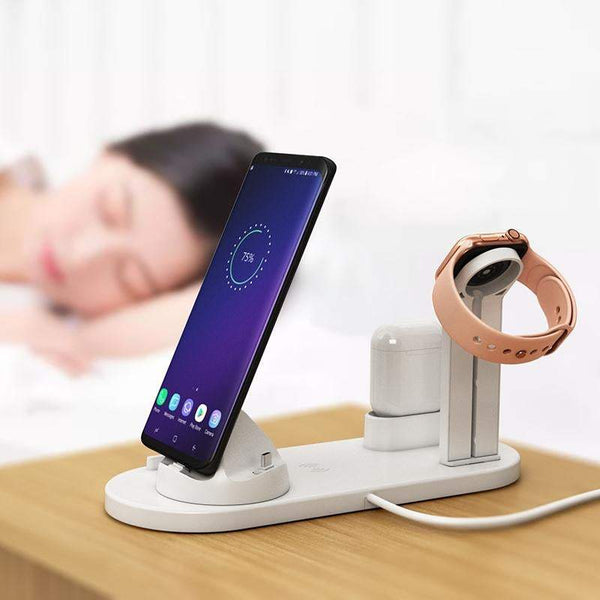 Charging Usb 3 In 1 Wireless Dock For Apple Watch Airpods Chargers & Cradles