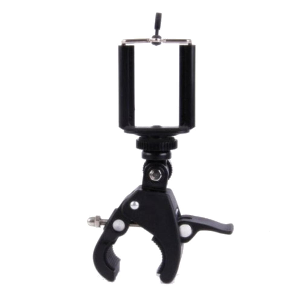 3 In 1 Bike Tripod Mount Sports Camera Holder With Connector Black Bike Camera Holders Mounts