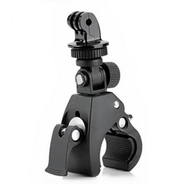 3 In 1 Bike Tripod Mount Sports Camera Holder With Connector Black