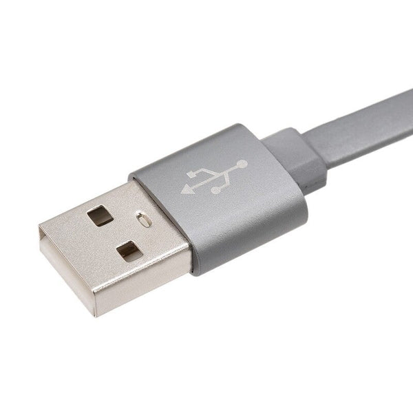 3 In1 Usb Charging Cable For Smart Phones Ipad 1M Gray