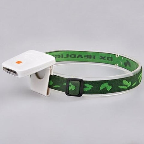 3 Led Usb Charging Infrared Sensor Cap Clip Light Headlight For Outdoor Fishing White Head Torches