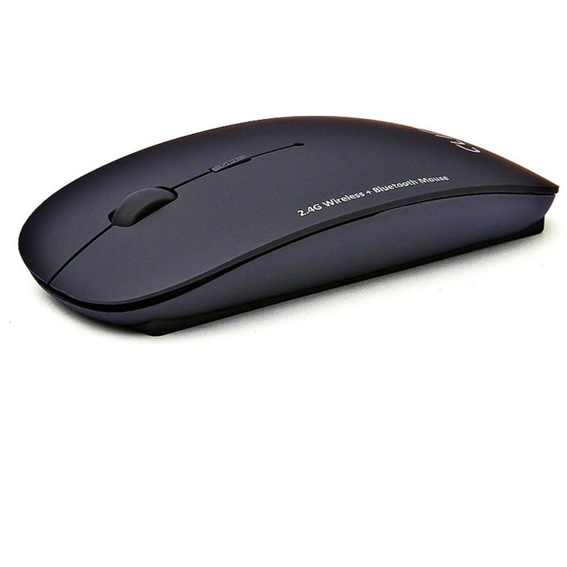 3 Mode 2.4Ghz Wireless Bluetooth In 1 Cordless Mouse 1600 Dpi Ultra Thin Ergonomic Portable Optical Mice Computer Pc Mice Trackballs & Touchpads