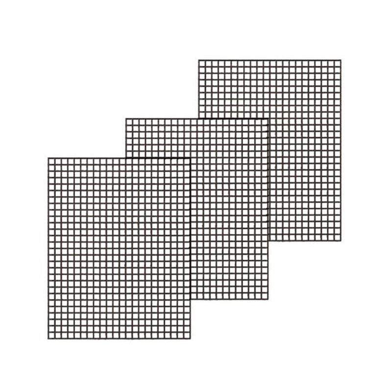 3 Or 6Pcs Bbq Grill Mesh Mat Reusable Sheet Resistant Non Stick Barbecue Bake Barbecue Tools