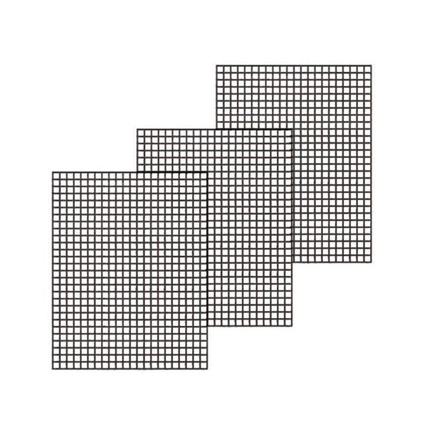 3 Or 6Pcs Bbq Grill Mesh Mat Reusable Sheet Resistant Non Stick Barbecue Bake Barbecue Tools