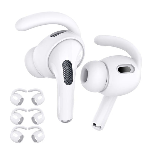 3 Pairs Airpods Pro Ear Hooks Secure Anti Slip Covers Silicone Earphone Earbud Cases