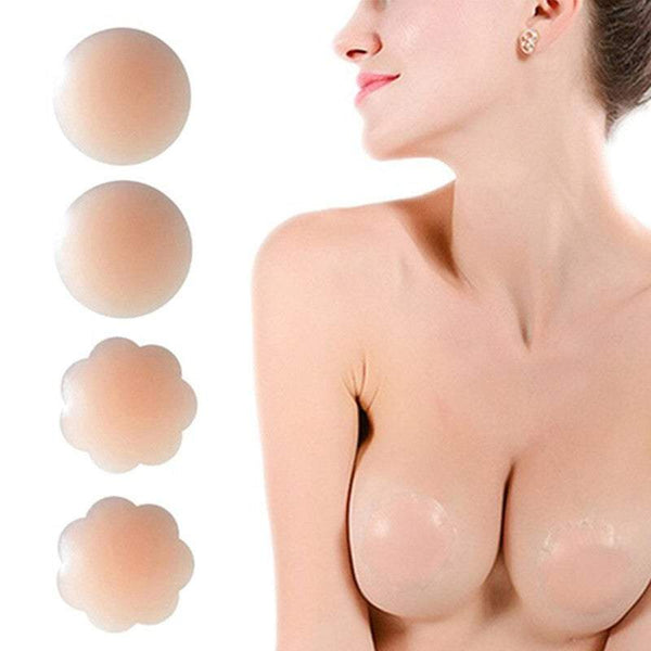 Women's Accessories 3 Pairs Reusable Adhesive Silicone Nipple Covers Bra Alternative Bra Accessories