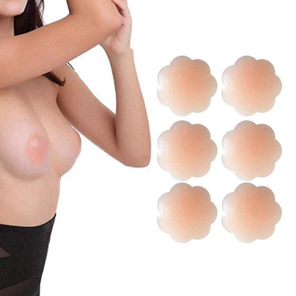 Women's Accessories 3 Pairs Reusable Adhesive Silicone Nipple Covers Bra Alternative Bra Accessories