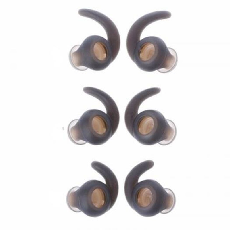3 Pairs Silicone Earbuds Cover Soft Hook For Jbl Sports Bluetooth Earphone Black Earbud Cases