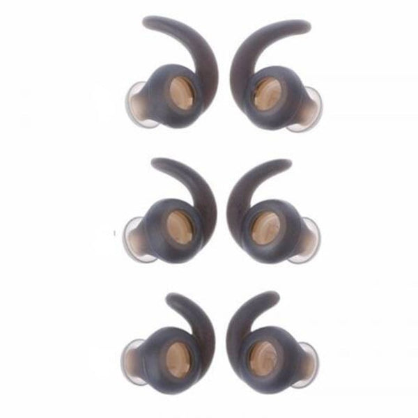 3 Pairs Silicone Earbuds Cover Soft Hook For Jbl Sports Bluetooth Earphone Black Earbud Cases