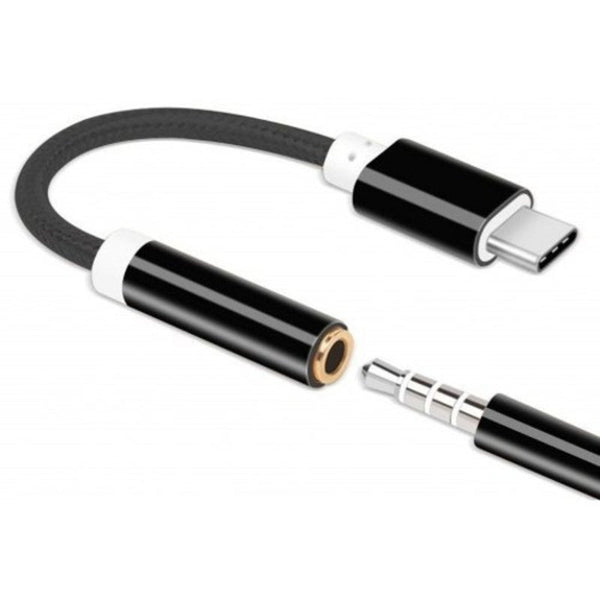 3 Pcs Usb Type C To 3.5Mm Female Stereo Audio Headphone Jack Adapter Cable Black Cables & Adapters