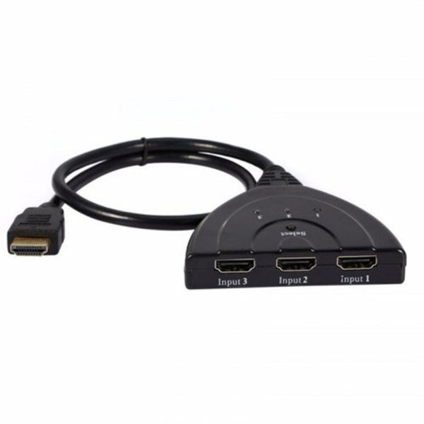Splitters & Combiners 3 Port 1080P Hdmi Switch Splitter Black