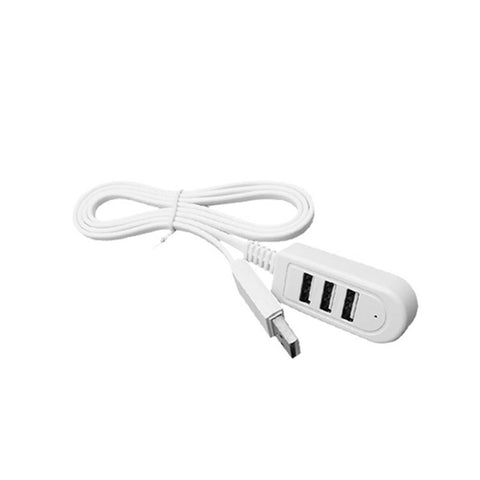 3-Port Usb 2.0 Hub Cable Data Transfer Device Charging Adapter 1.2M