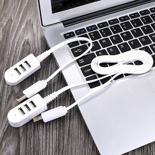 3 Port Usb 2.0 Hub Cable Data Transfer Device Charging Adapter 1.2M Usb Cables Hubs & Adapters