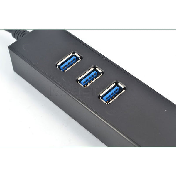 3 Ports Usb 3.0 Hub To Rj45 Gigabit Ethernet Adapter Lan Wired Network 101001000 Mbps For Windows Mac