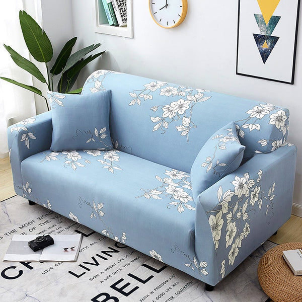3 Seater High Stretch Sofa Cover Couch Lounge Protector Pattern Slipcovers