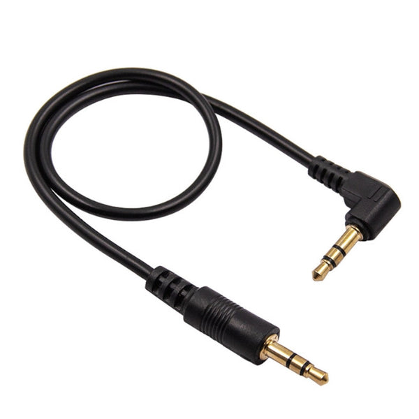 3.5Mm Male To Jack Aux Hdmi 90 Degree Right Angle For Car Headphone Mp34 Cord 0.3M Cables & Adapters