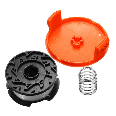 30 Inch Trimmer Line With Replacement Spool Cap Cover Spring For Blackdecker String Trimmers