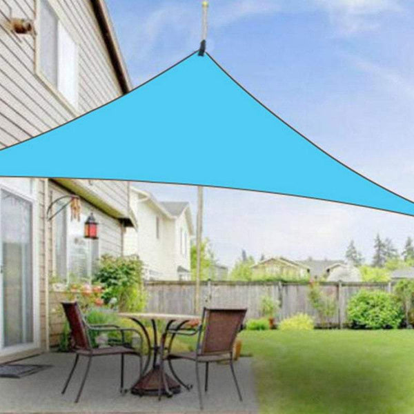 Triangle Sun Shade Sail Lightweight Cover Shelter Waterproof Outdoor Tent 300 X Cm