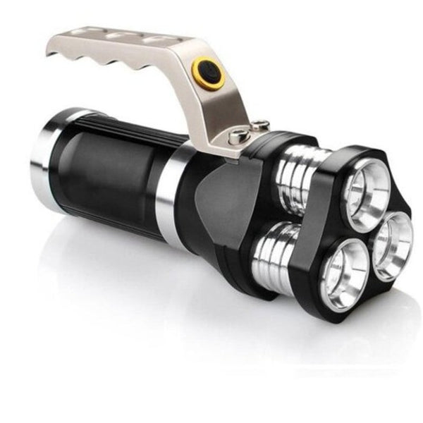 3000Lm X T6 Rechargeable Super Bright Modes Spotlight Flashlight Torch Light Black Flashlights