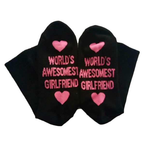 Unisex Cotton Novelty Funny For Boyfriend Or Girlfriend Valentine's Day Gift Socks