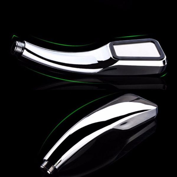 300 Holes High Pressure Boost Bathroom Shower Head Silver Shower Heads & Combos