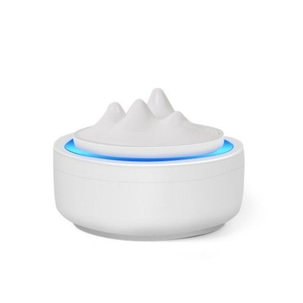 300Ml Aromatherapy Humidifierwith Led Colorful Nightlight Function 2 Spray Modes For Home Office White