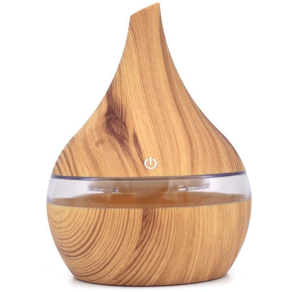 Air Diffusers 300Ml Wood Grain Usb Electric Aroma Aromatherapy