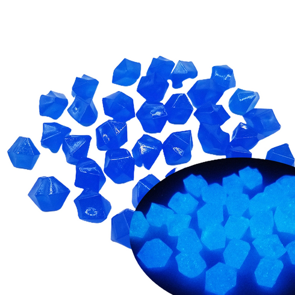 300Pcs Dark Aquarium Pebbles Decorative Walkways Garden Path Luminous Stones Pebbles Stones & Step Stones