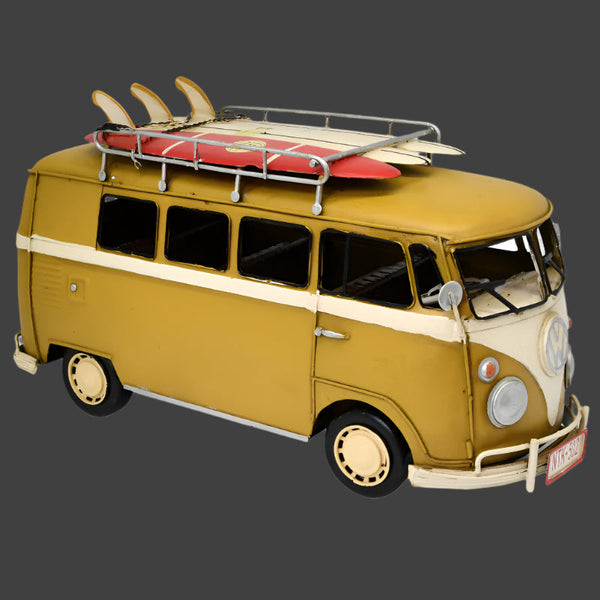 Volkswagen Kombi Van Ornament Yellow Ornaments & Statues