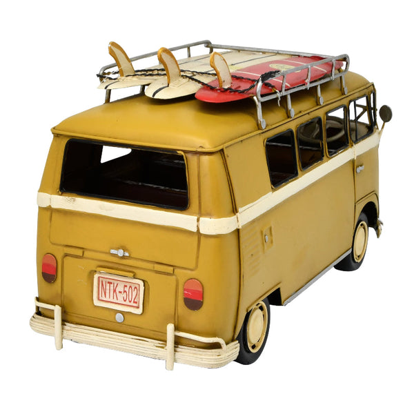 Volkswagen Kombi Van Ornament Yellow Ornaments & Statues