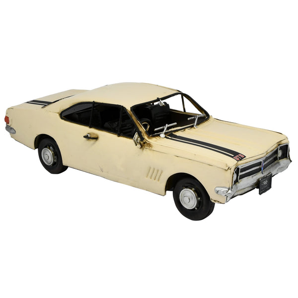 Monaro Hk Car Ornament White Handmade Metal Decorative Item 26 Centimetres Figurines