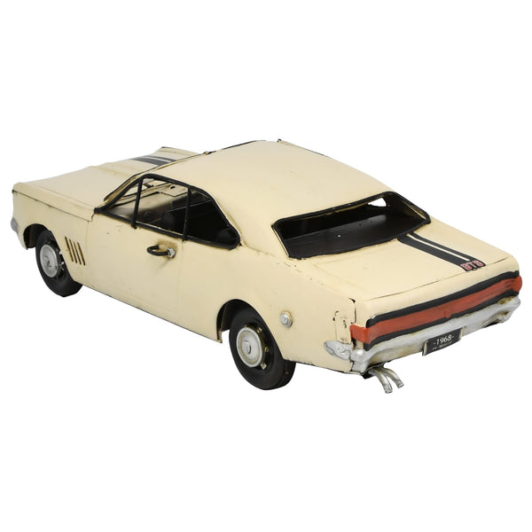 Monaro Hk Car Ornament White Handmade Metal Decorative Item 26 Centimetres Figurines