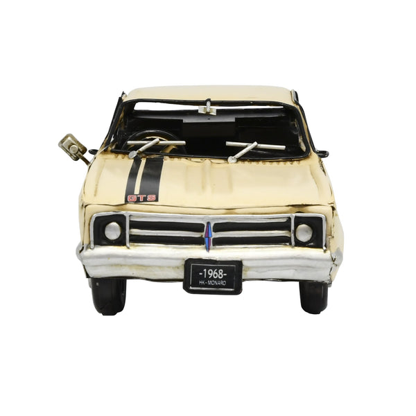 Monaro Hk Car Ornament White Handmade Metal Decorative Item 26 Centimetres Figurines