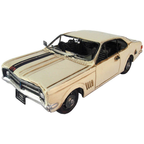 Monaro Hk Car Ornament White Handmade Metal Decorative Item 26 Centimetres Figurines