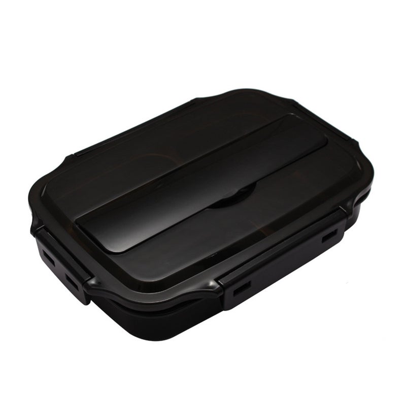 Stainless Steel Bento Lunchbox Heat Resistant Leakproof Food Container 3 Compartments Lunchboxes