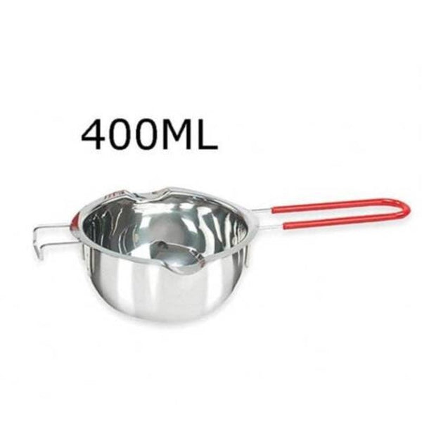 304 Stainless Steel Wax Warmer Double Boiler Candle Making Kit Melting Pot For Butter Chocolate 400Ml Candle Pouring Pots