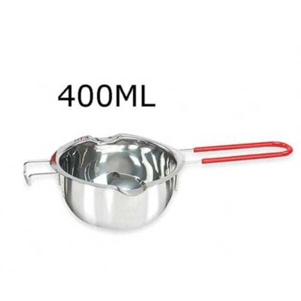 304 Stainless Steel Wax Warmer Double Boiler Candle Making Kit Melting Pot For Butter Chocolate 400Ml