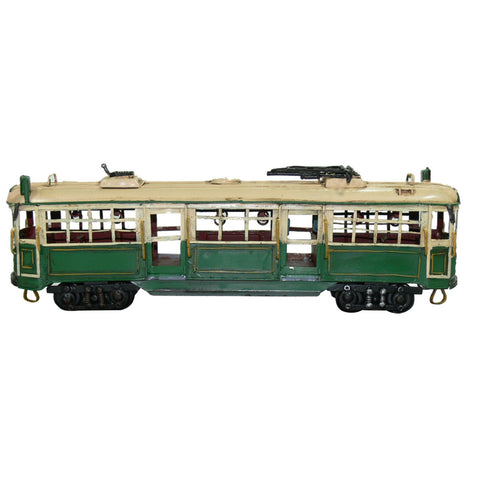 Melbourne W Class Tram With Detailed Interior Handmade Metal Ornament Figurines