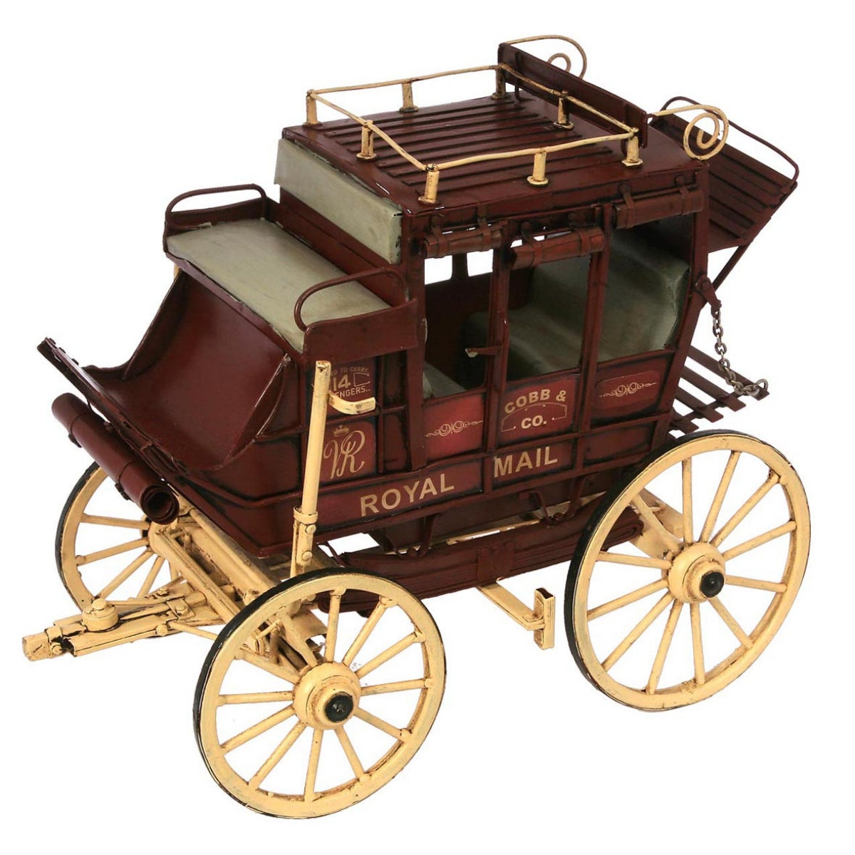 Cobb And Coach Handmade Metal Ornament 30 Centimetres Long Figurines