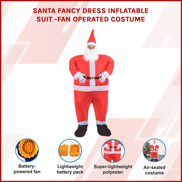 Santa Inflatable Costume Unisex Costumes