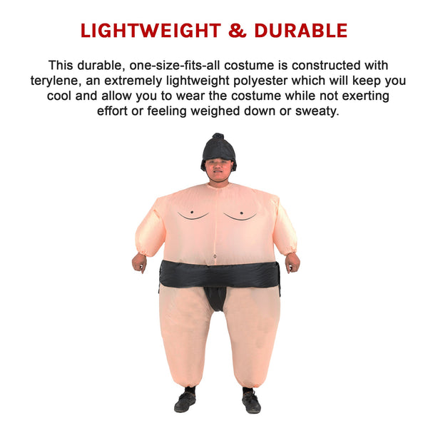 Sumo Inflatable Costume Parties Events Halloween Unisex Costumes