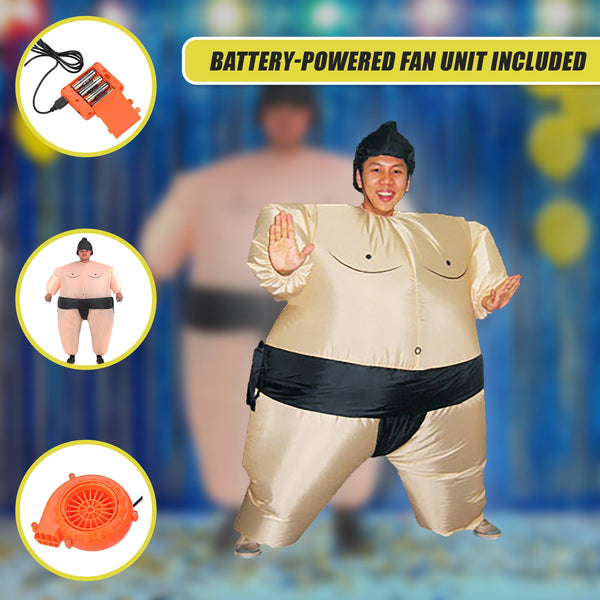 Sumo Inflatable Costume Parties Events Halloween Unisex Costumes