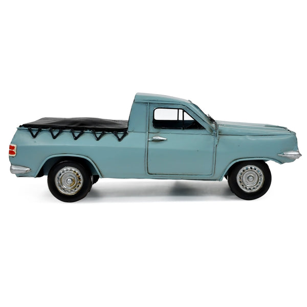 Hr Holden Ute Metal Ornament In Pale Blue Vintage Design 28 Centimetres Figurines