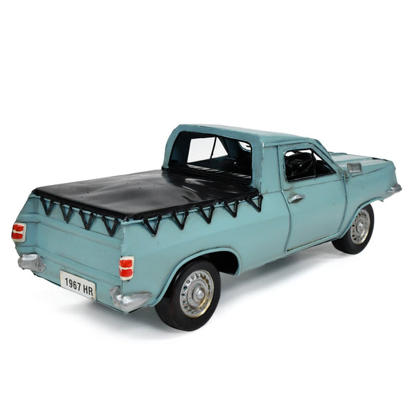 Hr Holden Ute Metal Ornament In Pale Blue Vintage Design 28 Centimetres Figurines