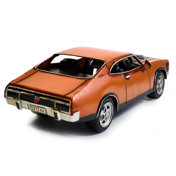 1972 Ford Falcon Xa Gt Coupe Metal Car Ornament Handmade Decorative Piece Figurines